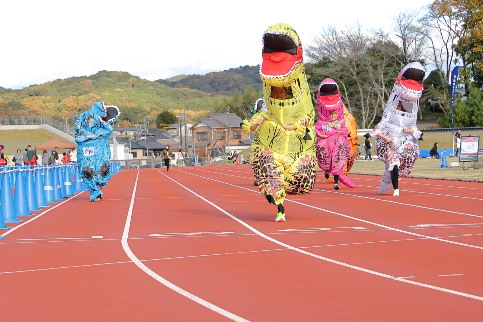 ティラノサウルスレースの様子